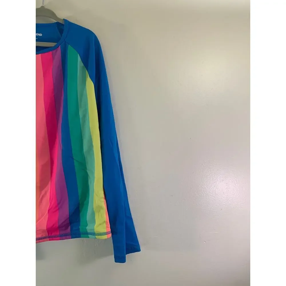 LANDS’ END Girl's Long Sleeve Swim Top / Size: 12